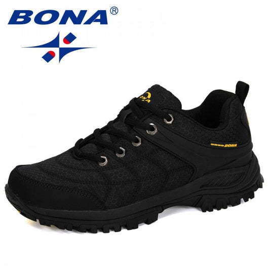 Hiking Shoes Leather Mesh Outdoor Men Sneakers Climbing Shoes Men Sport Shoes Trendy