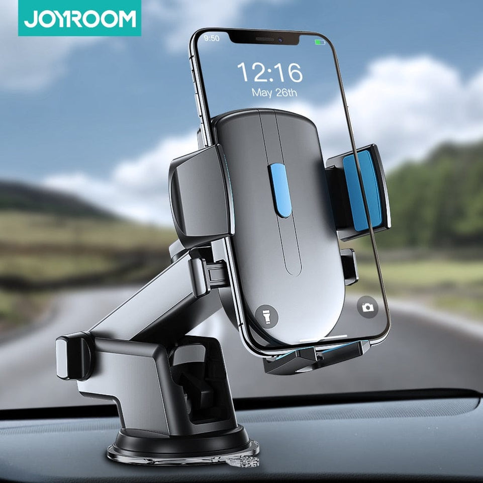 Joyroom Car Phone Holder Stand 360 Rotation Windshield Gravity holder Strong Sucker Dashboard Mount Support For Phone in Car
