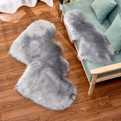 Winter Carpets For Living Room Double Love Heart Shaggy Area Rugs Valentine's Day Gift Shaggy Plush Floor Fluffy Mats tapetes 30