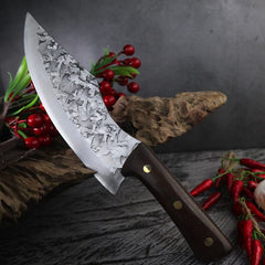 Forging Boning Knife Meat Cleaver Japanese High Carbon Steel Knife Hand-Made Kitchen Chef Knife Butcher Knife Cutter - Wowza