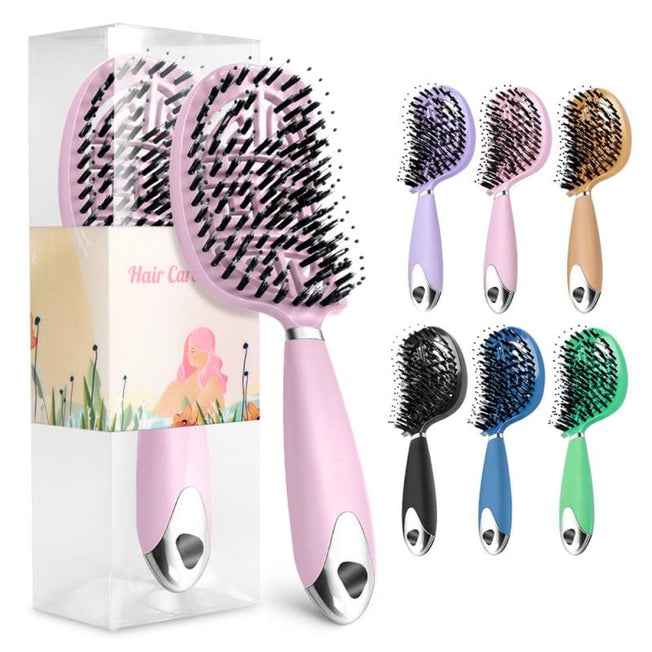 Pop Brush Brosse Detangling Hair Brush Women Nylon Scalp Massage Hair Comb Wet Curly Hairbrush Hairdressing Styling Tools