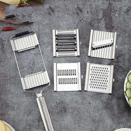 Multi-purpose Vegetable Slicer Stainless Steel Grater Cutter Shredders Fruit Potato Peeler Carrot Grater Kitchen Accessories - Wowza