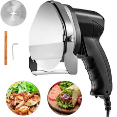 Electric Barbecue Meat Slicer,Automatic Doner Kebab Knife,Electric Kebab Slicer With 2 Blades For Cutting Shawarma Doner Kebab - Wowza