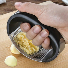 Stainless Garlic Press Household Press Squeezer Manual Gralic Press Device Handheld Ginger Garlic Tools Kitchen Accessories - Wowza