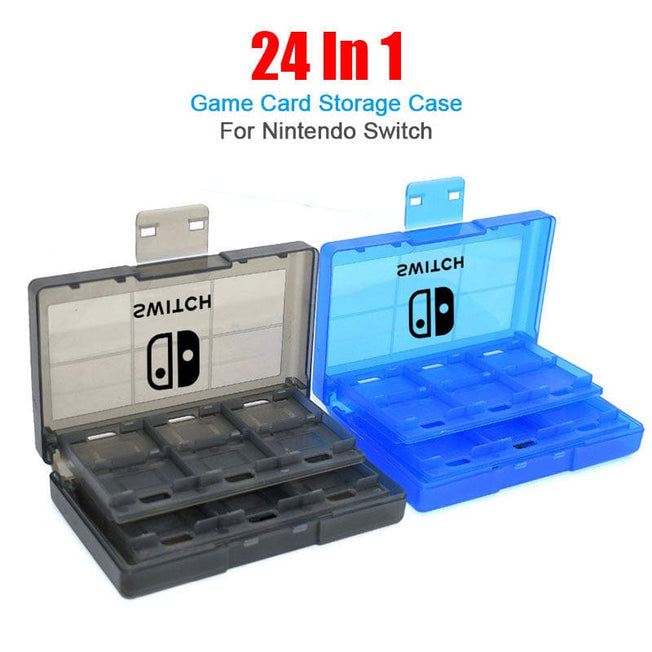 24 In 1 Game Cards Case For Nintendo Switch Oled Portable Storage Box NS Lite Protective Cover Hard Shell Accessories