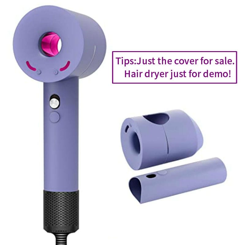 Dyson Hair Dryer Case Washable Anti-Scratch Dust Proof Travel Protective Silicone Case Cover for Dyson Hair Dryer(Not hairdryer)