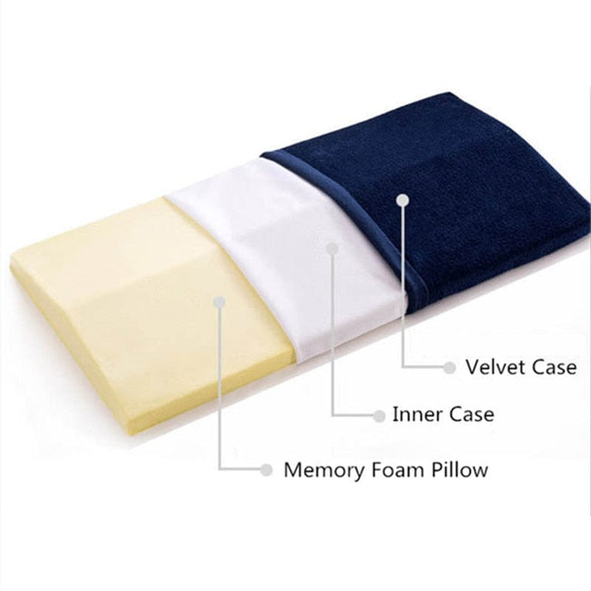 New Pregnant Waist Pillow Bamboo Charcoal Slow Rebound Memory Foam Sleep Back Pillow Cervical Health Pain Release Pillow