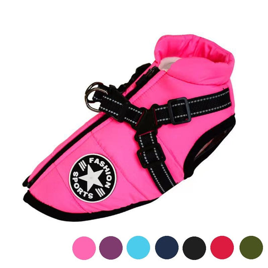 Pet Harness Vest Clothes Puppy Clothing Waterproof Dog Jacket Winter Warm Pet Clothes For Small Dogs Shih Tzu Chihuahua Pug Coat