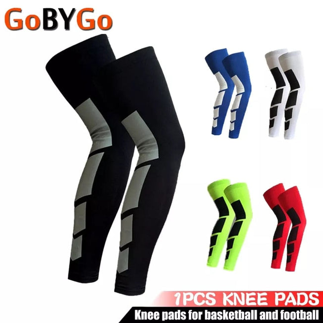 1PCS Super Elastic Basketball Leg Warmers Calf Thigh Compression Sleeves Knee Brace Soccer Volleyball Cycling