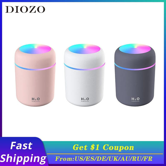 VIP Portable Humidifier USB Ultrasonic Dazzle Cup Aroma Diffuser Cool Mist Maker Air Humidifier Purifier with Romantic Light