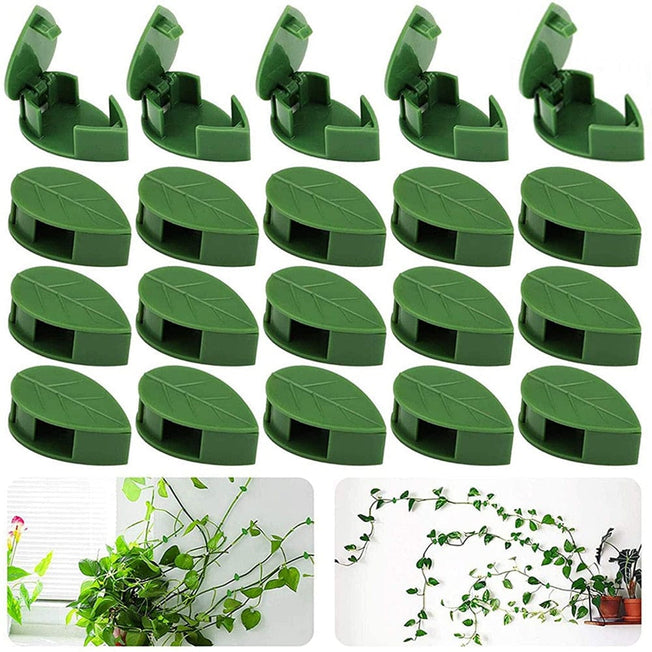 10-40 PCS Plant Climbing Wall Fixture Clips  Self-Adhesive Invisible Vines Hook  Support Garden Wall Fixer Wire Fixing Snap