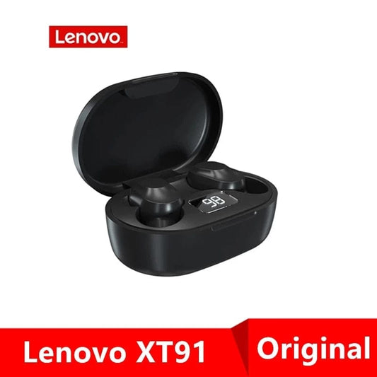 Lenovo Original XT91 Wireless Bluetooth Headphones AI Control Gaming Headset Stereo bass With Mic Noise Reduction TWS Earphone