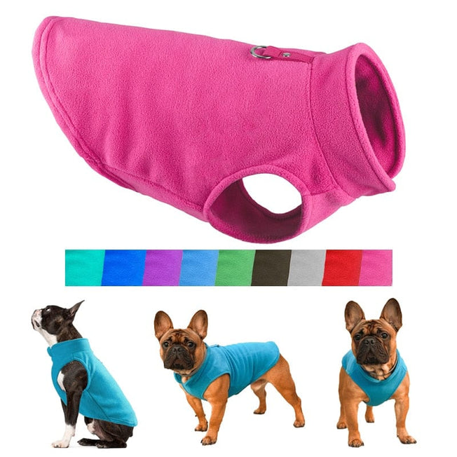 Winter Fleece Pet Dog Clothes Puppy Clothing French Bulldog Coat Pug Costumes Jacket For Small Dogs Chihuahua Vest Yorkie Kitten - Wowza