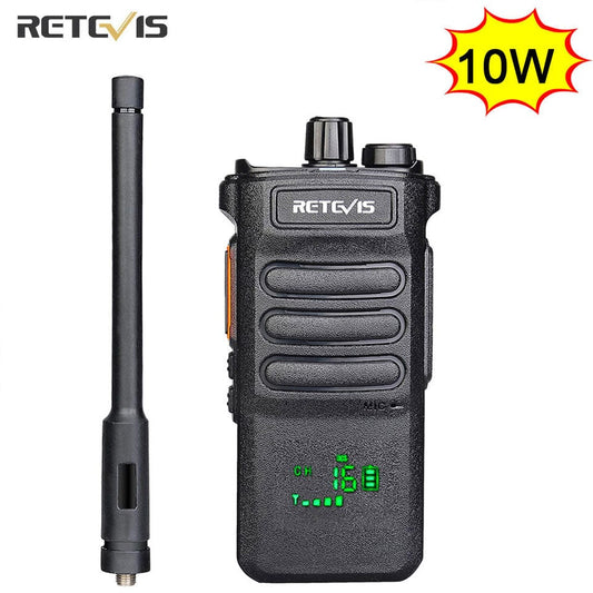 10W Retevis Walkie Talkie Long Range RT86 Walkie-talkies 1/ 2 pcs Two-way radio Powerful Portable Radio Communicator For Hunting